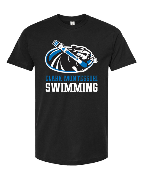 PERSONALIZED Clark Montessori Swimming T-shirt - Youth