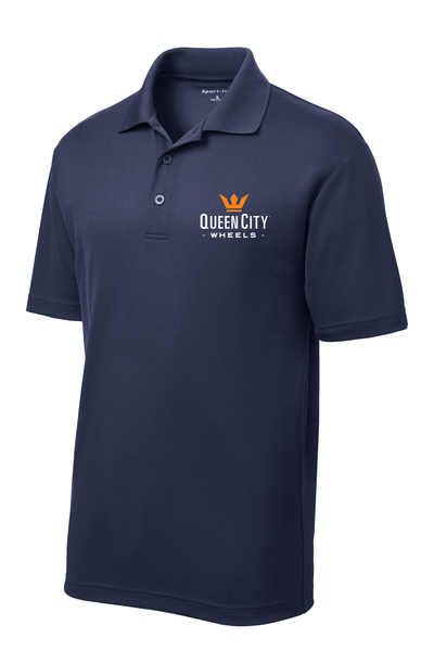 Queen City Wheel Men's Embroidered Polo