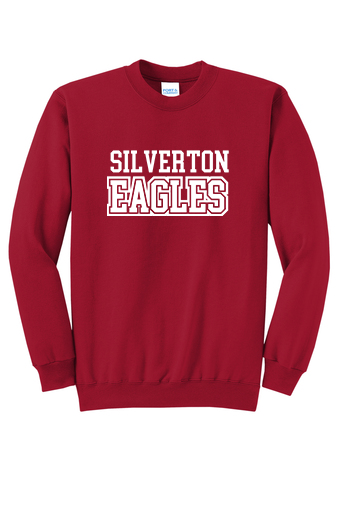 Silverton Elementary Crewneck Sweatshirt Block - Adult