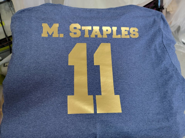 M Staples shirts