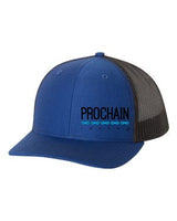Prochain Racing snapback hat - Royal/Charcoal