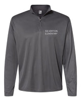 Silverton Elementary Embroidered Men's Quarter-Zip Lightweight Pullover
