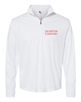 Silverton Elementary Embroidered Men's Quarter-Zip Lightweight Pullover