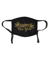 New Year's Mask - Happy New Year Fireworks