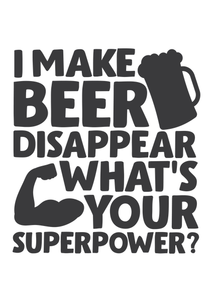 I make beer disappear