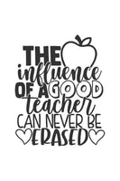 The influence of a good teacher can never be erased