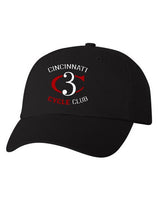 Cincinnati Cycle Club embroidered hat - black