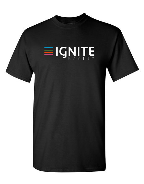 Ignite Racing short sleeve t-shirt - black