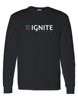 Youth Size - Ignite Racing long sleeve t-shirt - black