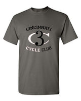 Cincinnati Cycle Club short sleeve t-shirt - charcoal