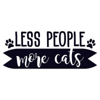Less people, more cats