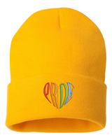 LGBTQ+ Pride Heart Beanie