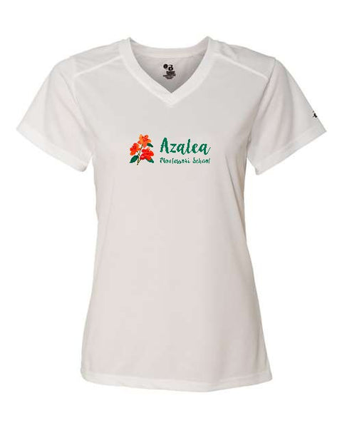 Azalea Montessori Full Color Logo V-neck Shirt