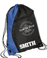 Clinton Hills Swim Team Personalized Cinch Bag