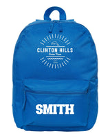 Clinton Hills Swim Team Personalized Backpack