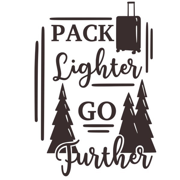 Pack lighter, go further