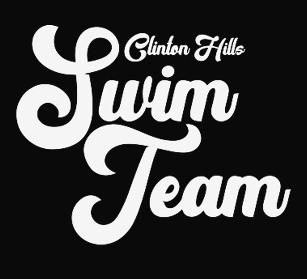 Clinton Hills Swim Team Retro Vinyl Decal
